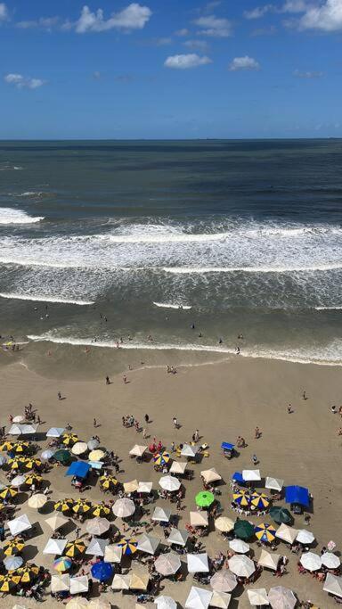 Hermoso Dpto Con Vista Frontal Al Mar Pitangueiras Guarujá Zewnętrze zdjęcie