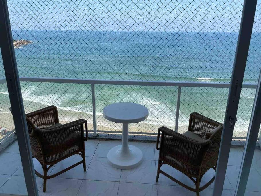 Hermoso Dpto Con Vista Frontal Al Mar Pitangueiras Guarujá Zewnętrze zdjęcie